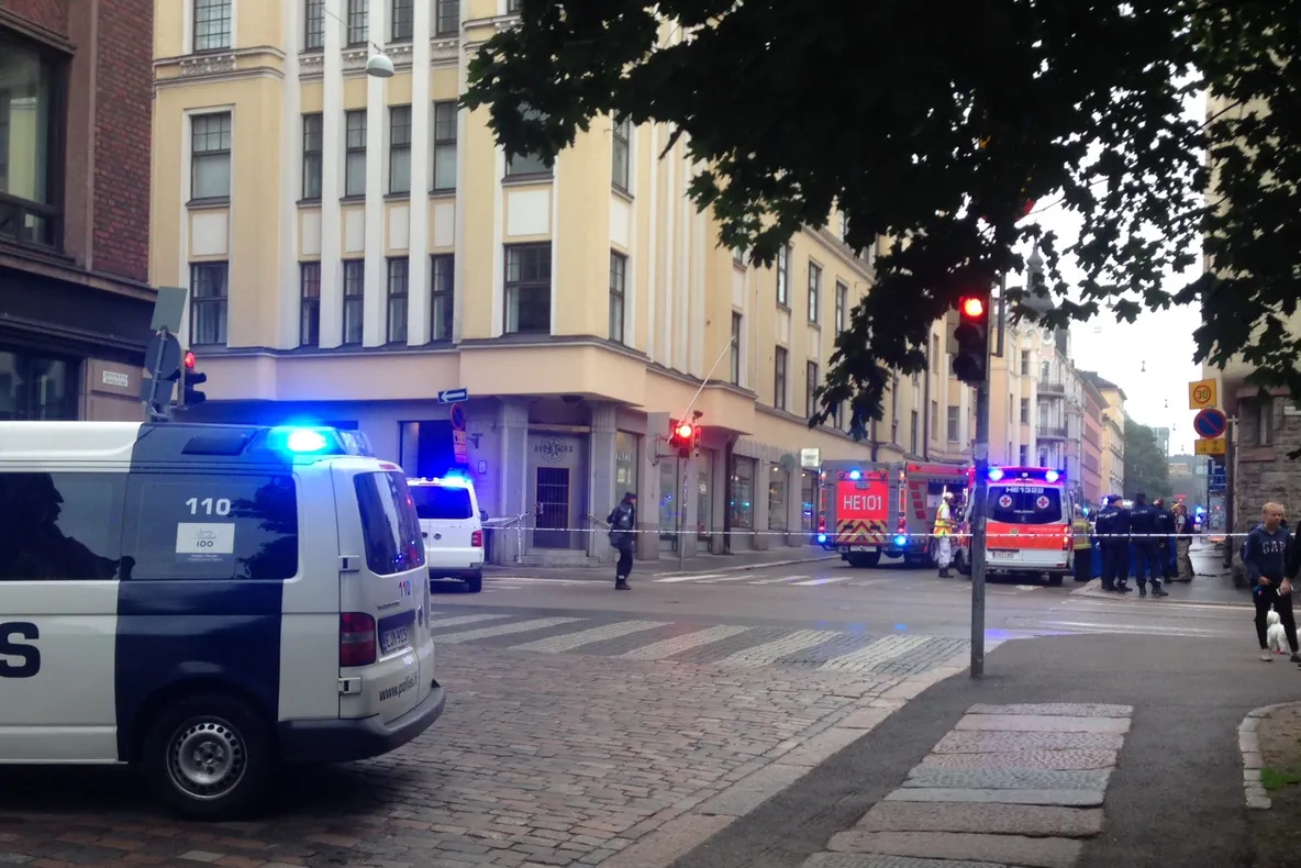 Imagini TULBURĂTOARE surprinse de un telespectator român la scurt timp după incidentul din Helsinki