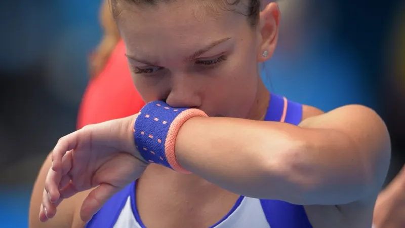 SCANDALOS cum a pierdut Simona Halep meciul cu Konta. Ce s-a întâmplat la ultima minge a meciului