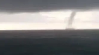 Tornade pe Marea Neagră. Imaginile au devenit virale pe Internet