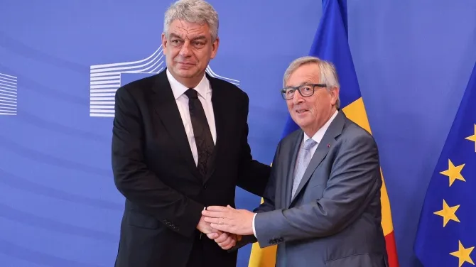 Premierul Tudose a avut o discuţie telefonică cu Jean Claude Juncker. Ce au stabilit
