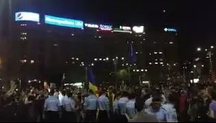 500 de oameni au protestat în București împotriva noilor legi privind justiția 