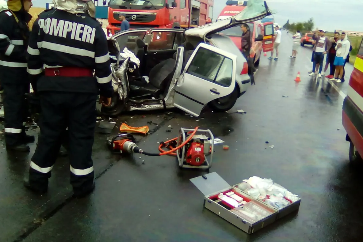 Marțea neagră pe șosele. Un nou accident grav pe DN1. Au fost implicate patru mașini