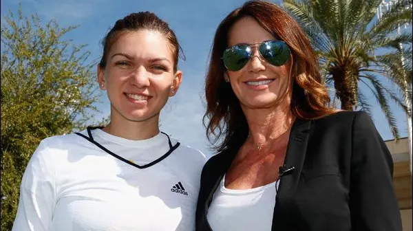 IMAGINEA SERII! Nadia Comăneci sub umbrelă cu Simona Halep 