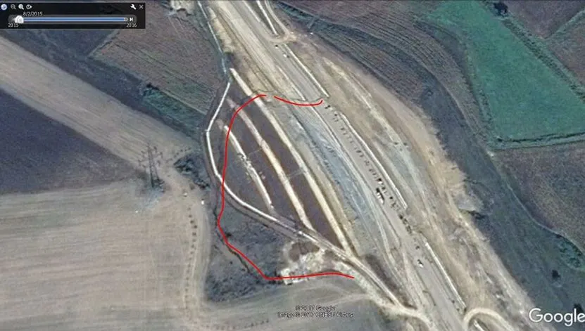 VIDEO. Alunecări de teren pe Autostrada A10