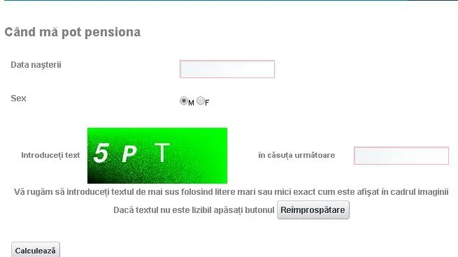 Când te poţi pensiona? Verifică acum online