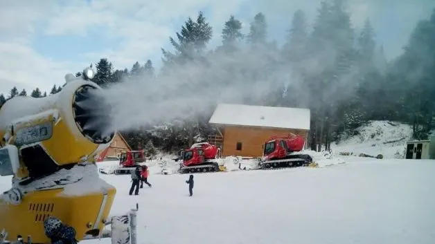 Iarnă în toată regula de la 1 noiembrie. Pornesc tunurile de zăpadă în Poiană
