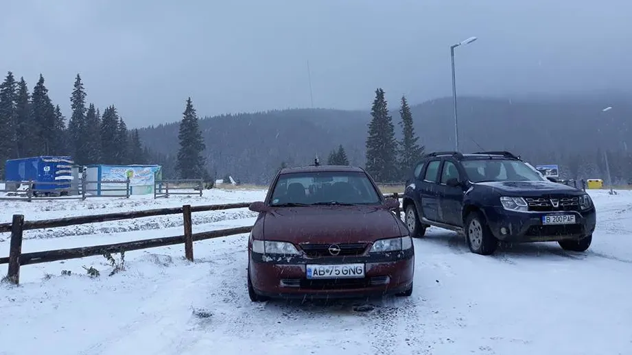 VIDEO. Iarnă în toată regula la POARTA RAIULUI