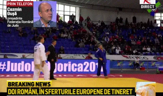 Românul Marcel Cercea n-a reușit calificarea în finala europenelor de tineret la JUDO