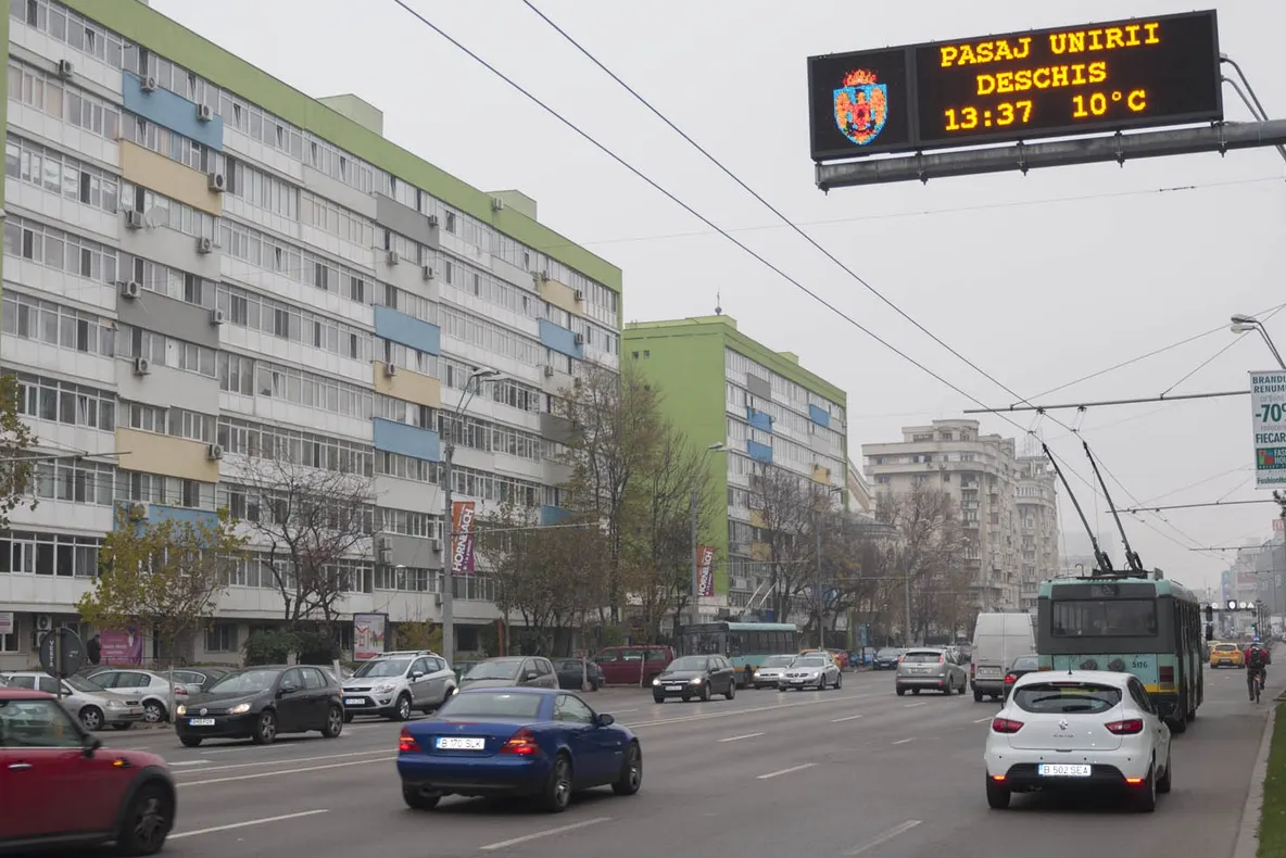 Noutăți pentru șoferii din Capitală. Stație meteo pentru evitarea tamponărilor în sezonul rece