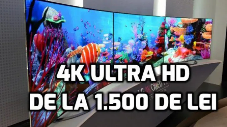eMAG – Televizoarele 4K ULTRA HD, mult ieftinite. Cele mai bune oferte de azi