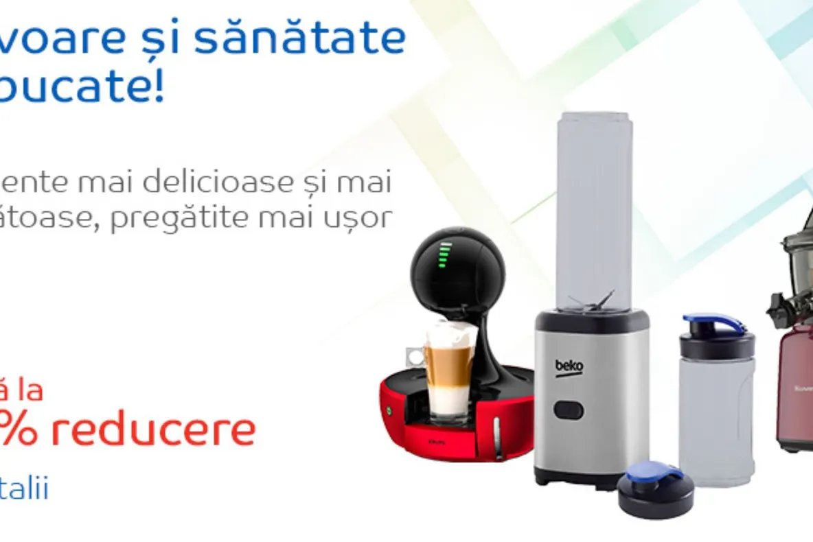 Surpriza la eMAG: E cu 45% mai ieftin sa traiesti sanatos! Uite 5 idei care iti vor schimba stilul d