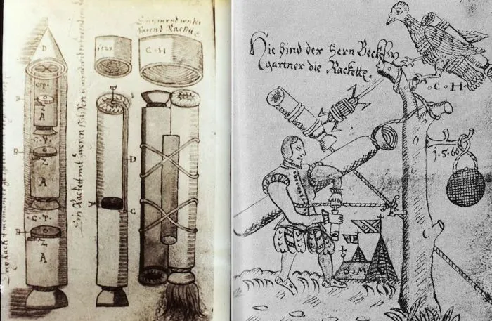 Manuscrisul misterios, găsit în România, care arată cum se construiesc rachetele. Datează din 1570