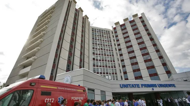 Incendiu, luni seara, la Spitalul Universitar din Capitală
