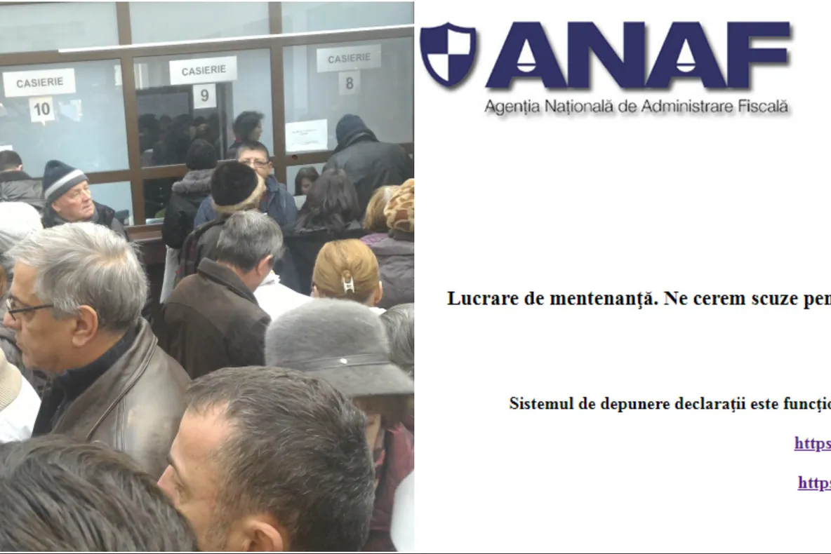 Bătaie de joc marca ANAF! Mii de contribuabili nu-şi pot plăti taxele online, sistemul e picat! 