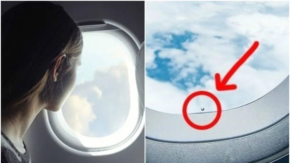 De ce toate geamurile de avion au câte o gaură  mică