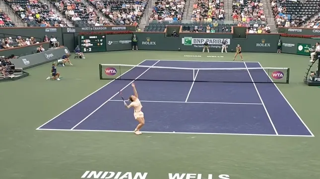 Urât!!! Gest nesportiv al adversarei Simonei Halep. Vezi ce a făcut  (VIDEO)