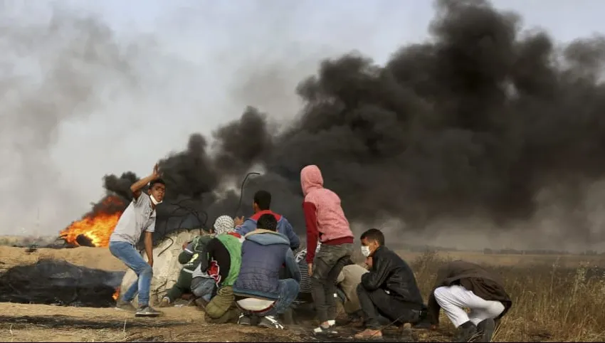 Proteste violente în Fâșia Gaza. Soldații israelieni au deschis focul: 6 morţi, peste 1000 de răniţi