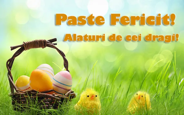 Mesaje cu poze şi felicitări cu Paşte Fericit şi Hristos a Înviat