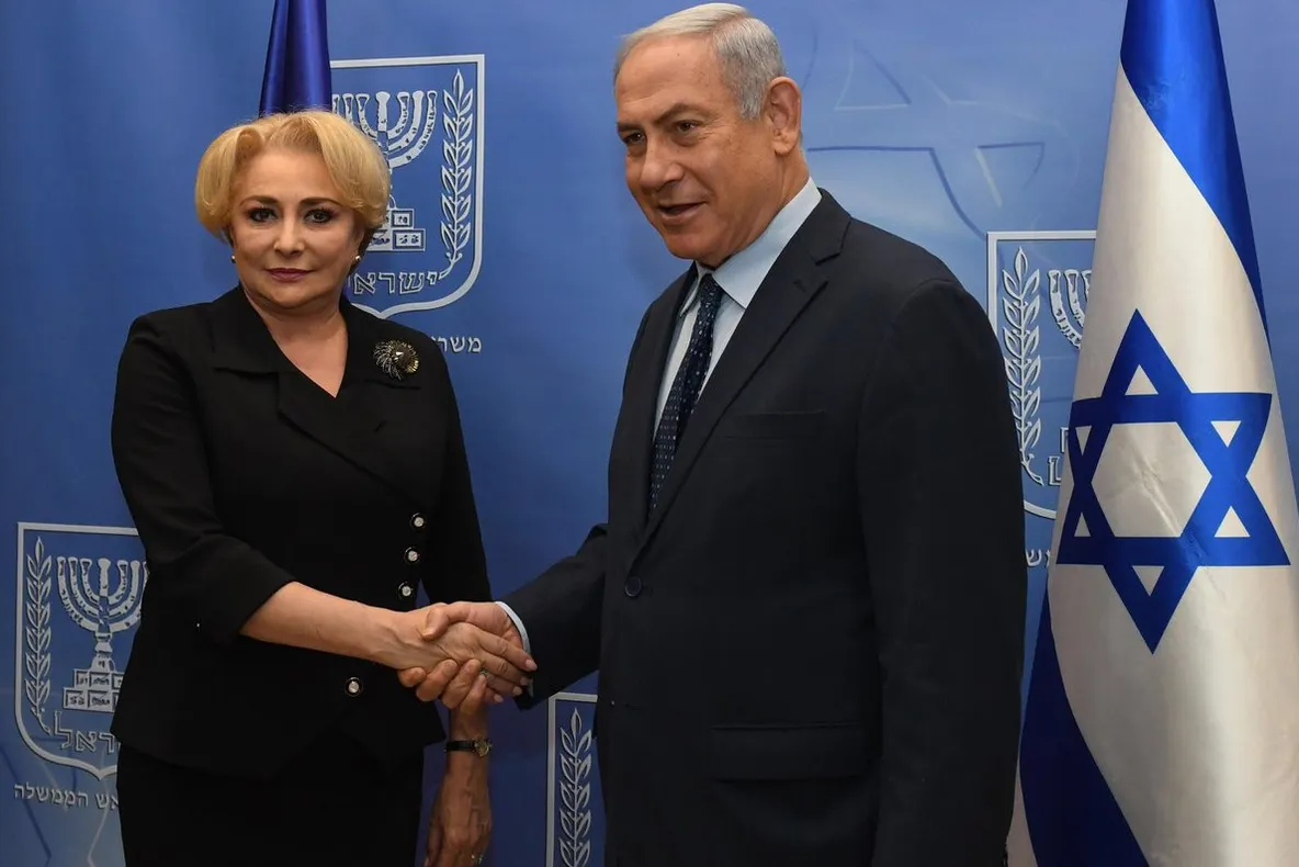 Prima reacţie a lui Benjamin Netanyahu, la vizita lui Dăncilă. Ce spune despre mutarea ambasadei