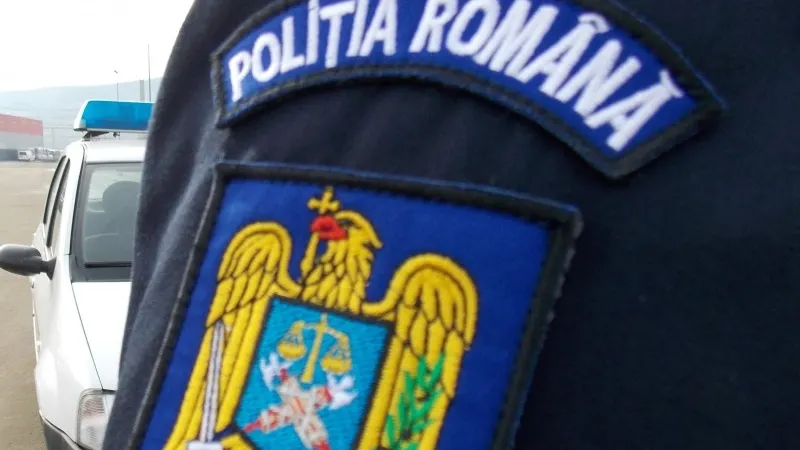 Maşină de poliţie implicată într-un accident pe DN1, la Sinaia