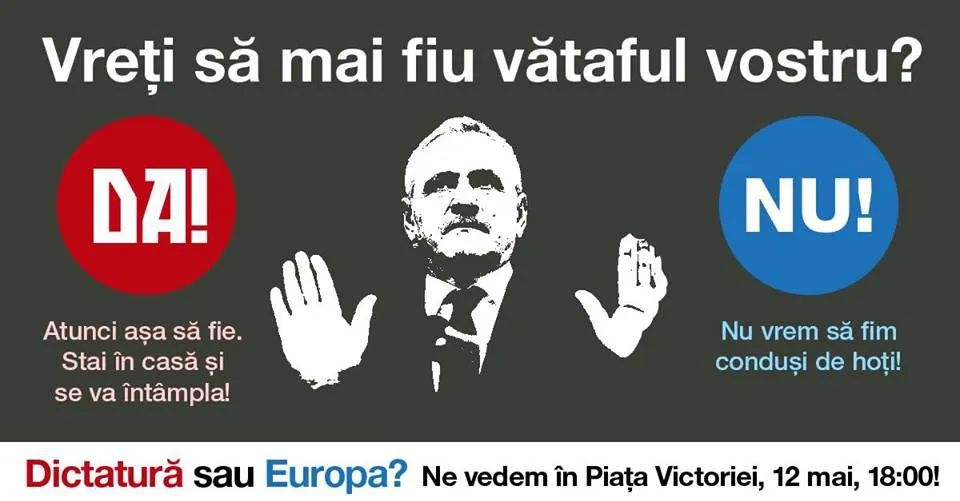 Un protest masiv este pregătit în București: Nu mai vrem dictatura vătafului Dragnea