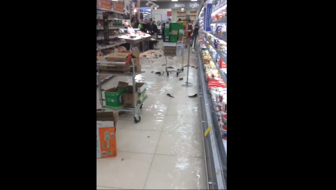 Era în supermarket la cumpărături, iar când a văzut ce mişună pe jos a îngheţat! Cum e posibil?