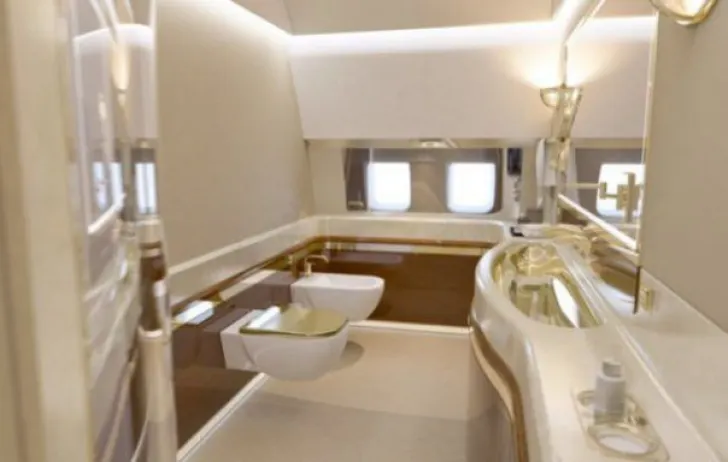 Cum arată avionul lui Putin. Lux de şeic saudit pentru liderul de la Kremlin