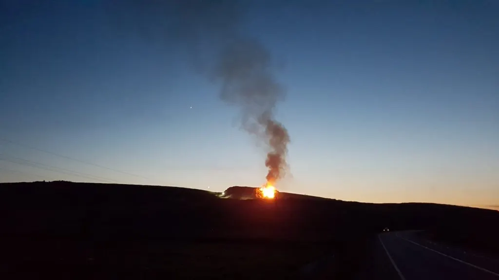 Un nou incendiu de proporţii la rampa de gunoi a Clujului (VIDEO)  