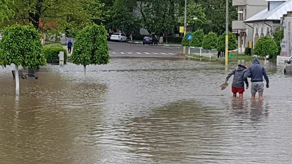 Potop la Constanţa, Eforie Nord şi Techirghiol (VIDEO)
