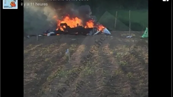 Un avion s-a prăbușit după decolare. Nu există supraviețuitori