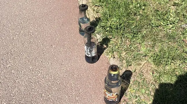 Cocktailuri Molotov în fața sediului PSD din Timișoara
