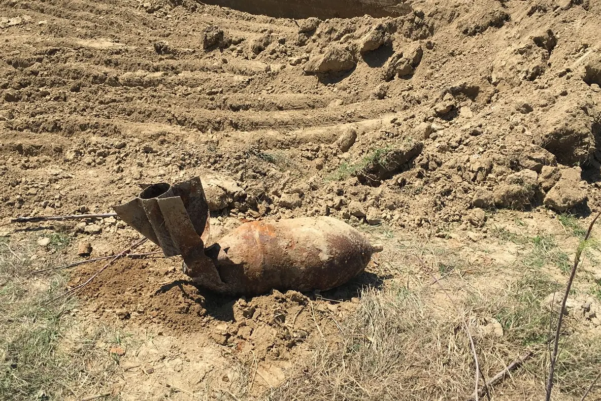 Intervenţie la Tulcea. Bombă de 250 de kilograme. Muniţia va fi distrusă