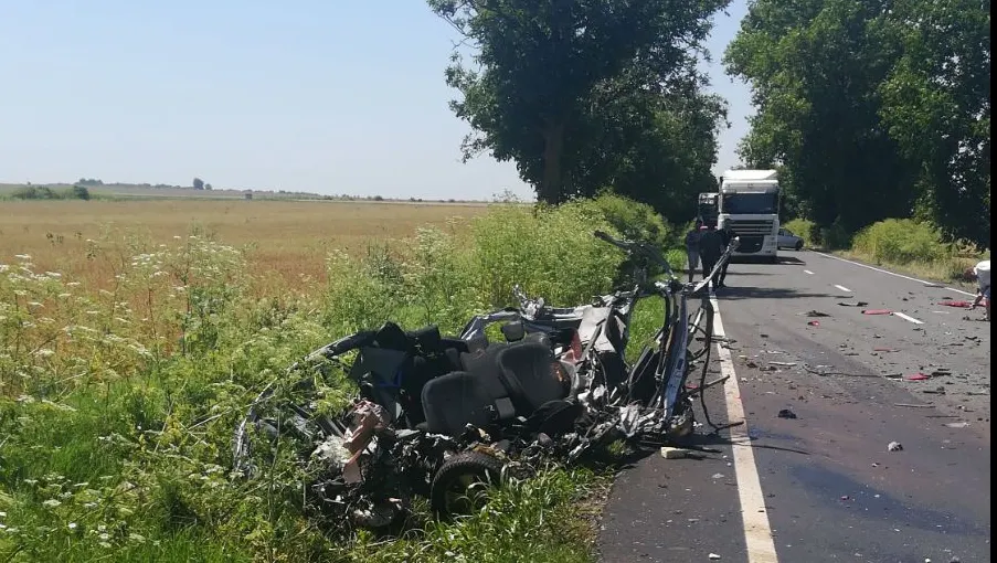 Imagini de coșmar în județul Constanța. Rămășițe umane împrăștiate pe carosabil