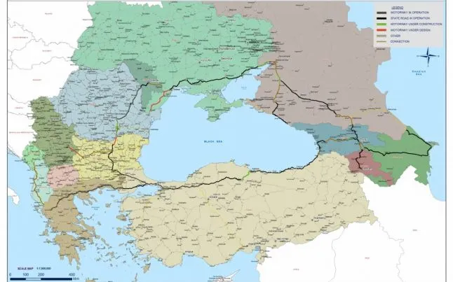 Cum va arăta marea autostradă în jurul Mării Negre. Rusia spune că a început lucrările