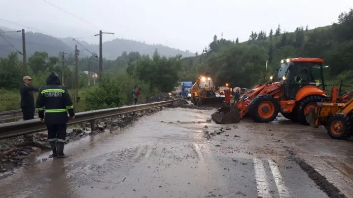 DN 17, între Ardeal și Moldova, blocat complet din cauza inundațiilor