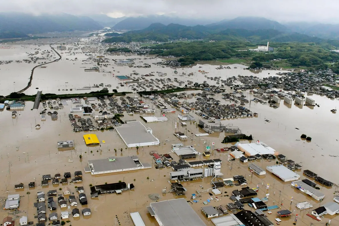 Dezastru în Japonia: 179 de morţi în urma intemperiilor