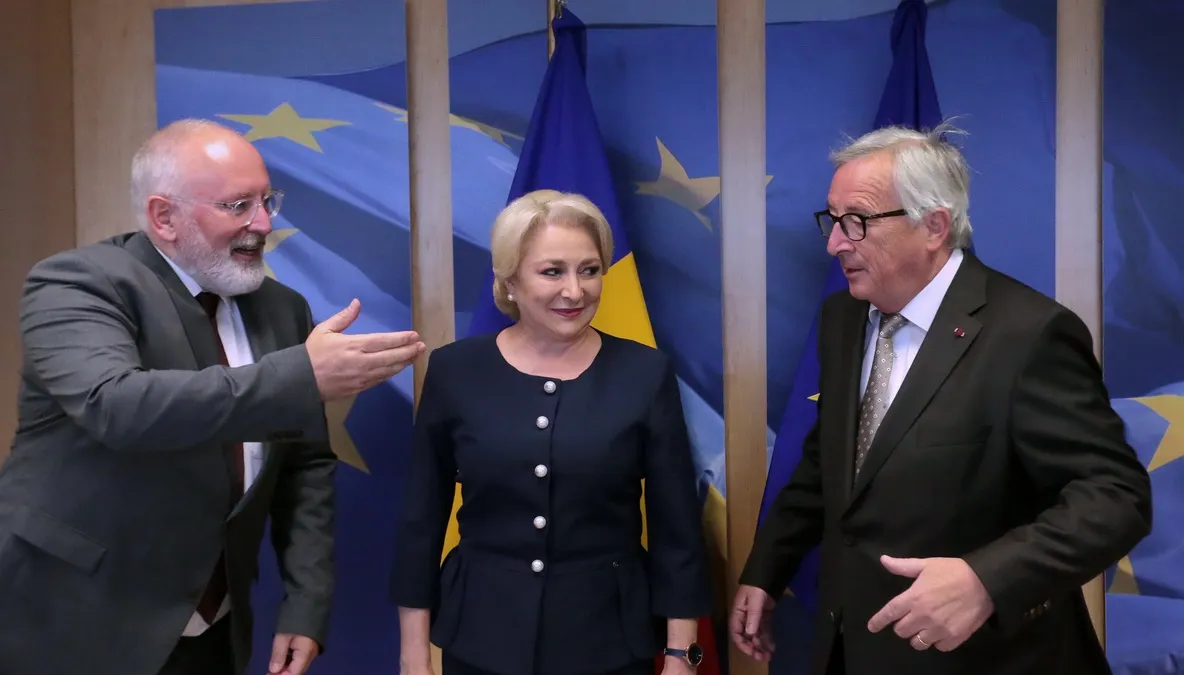 Viorica Dăncilă, gafă după gafă într-un interviu de 11 minute, la Bruxelles: "Abuz în servici"