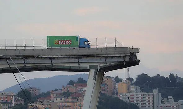 Podul de la Genova înainte și după tragedie. Imagine tulburătoare