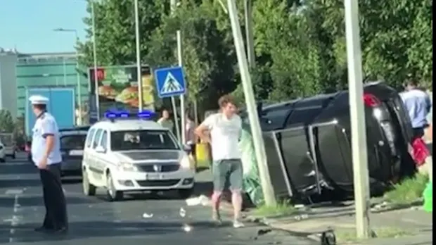 Accident grav în Pipera. Pieton cu picior amputat din cauza unei șoferițe 