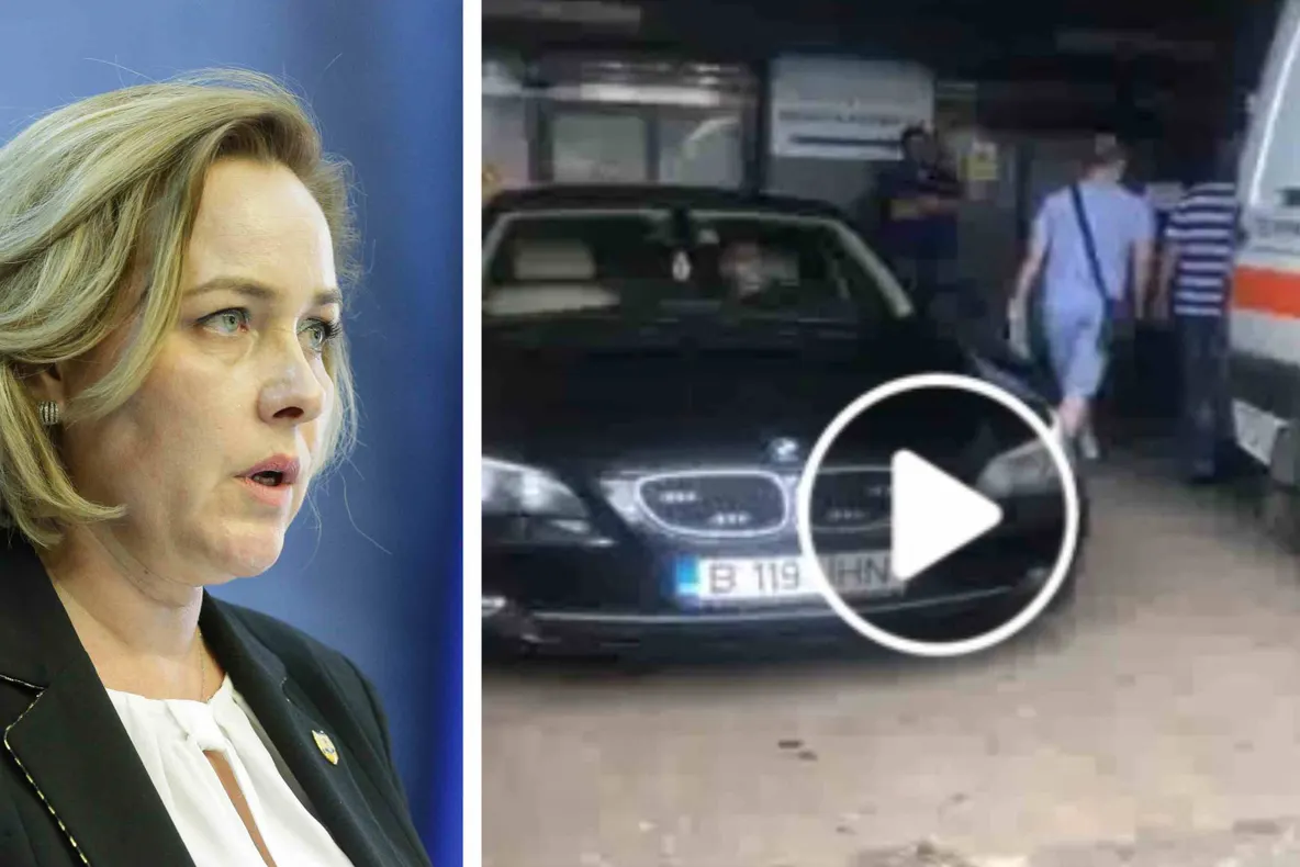 Mașina lui Carmen Dan a parcat pe locul ambulanțelor la Floreasca