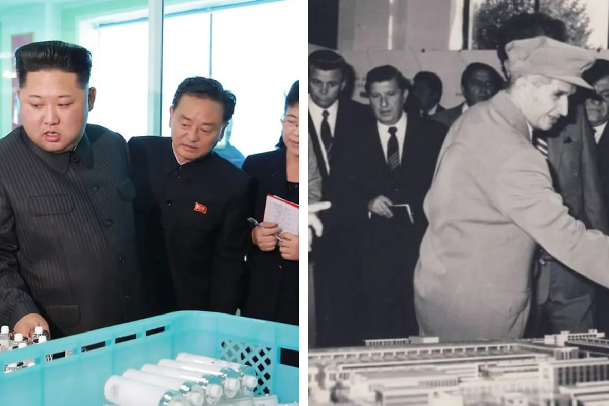 Imagini absolut fabuloase, Kim Jong-un în vizite de lucru, e leit Ceauşescu (GALERIE FOTO)