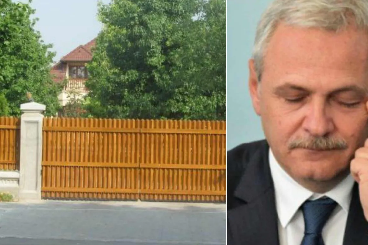 Ce mesaj a apărut sâmbătă pe conacul lui Dragnea din Alexandria