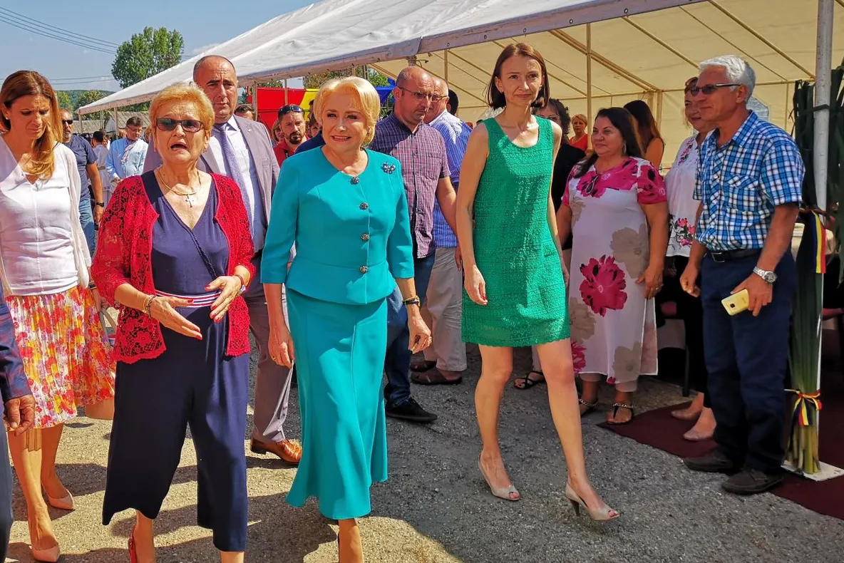 Viorica Dăncilă, discurs plin de greşeli în "patria magiunului"