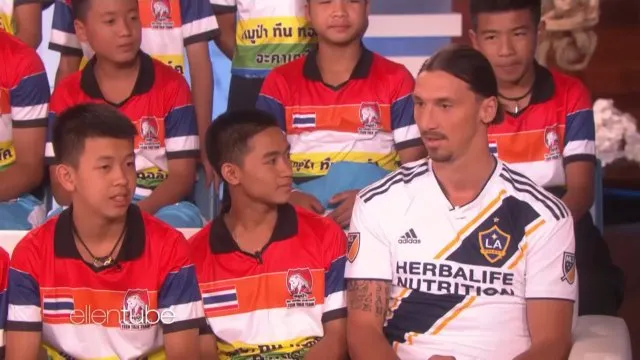 VIDEO | Gest superb făcut de Ibrahimovici! Surpriză pentru copiii salvați dintr-o peșteră
