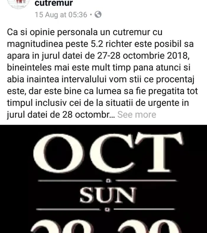 Cum a încercat Seismic Center să ne păcălească că a prezis cutremurul de azi noapte? 