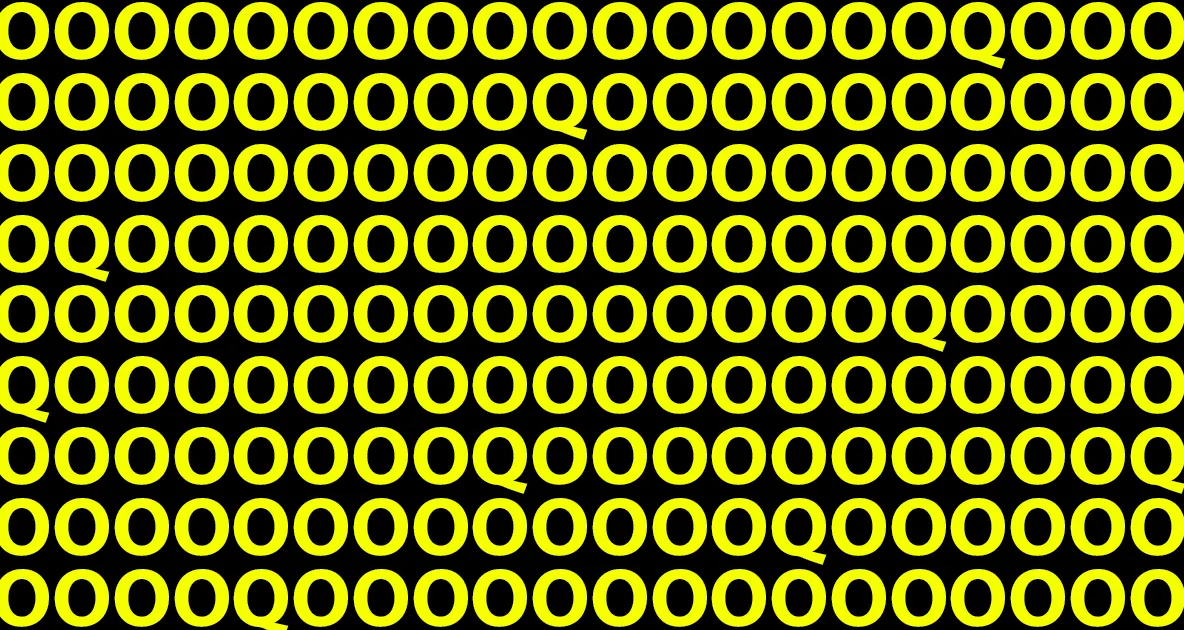 Doar oamenii cu un IQ ridicat trec acest test: câte litere Q vedeți în imagine?