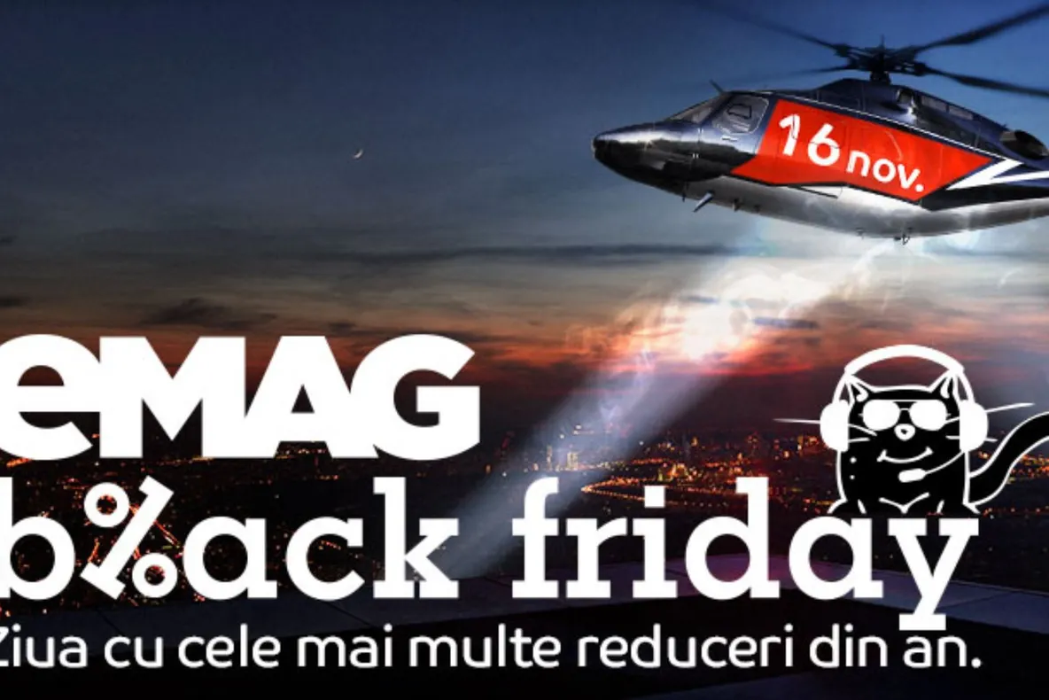 eMAG Black Friday – Ghid emis de eMAG pentru toti cumparatorii. Care e mesajul principal