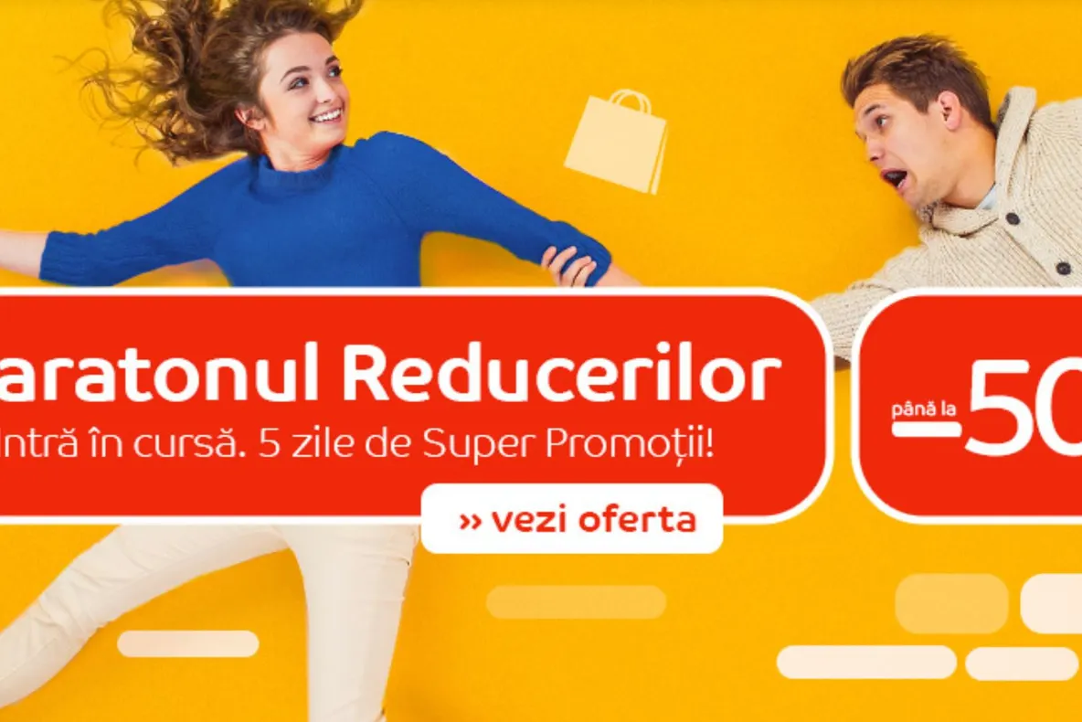 eMAG vine cu Maratonul Reducerilor – Alergi ca nebunul dupa toate preturile bune din oferta