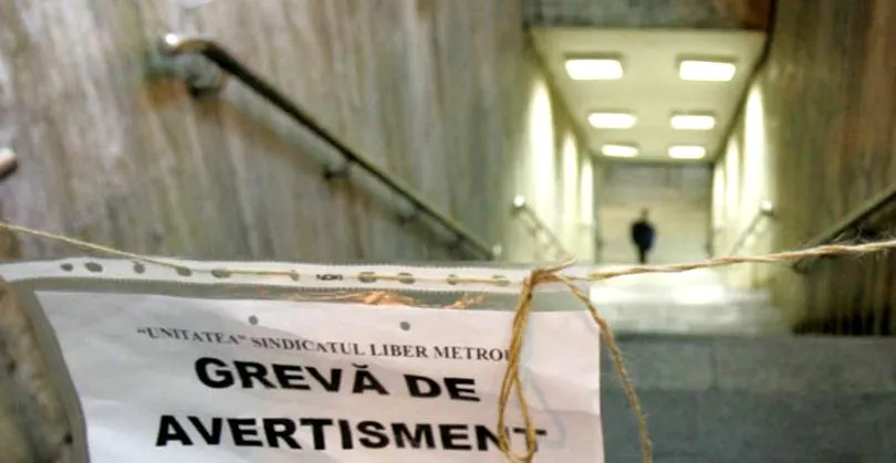 Greva generală de la Metrorex s-a anulat, salariile cresc cu 20%