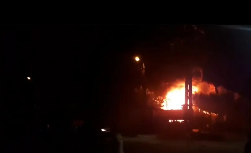 Fosta redacție a ziarului Timișoara, în flăcări